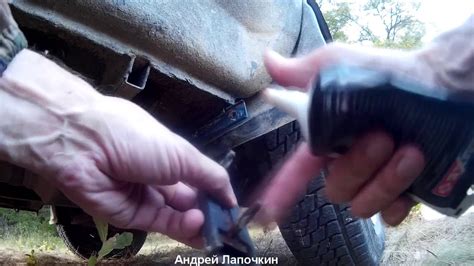 Замена Брызговиков Niva Lada 4х4 НИВА. Покраска баллона ГБО ...