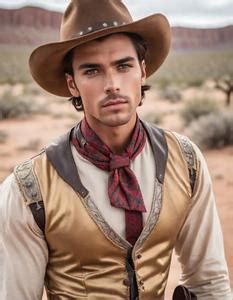 Wild Wild West Costume Fancy Dress. Face Swap. Insert Your Face ID:883315