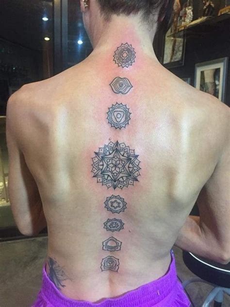 chakra spine tattoo designs   powerful alignment tattoosofasia
