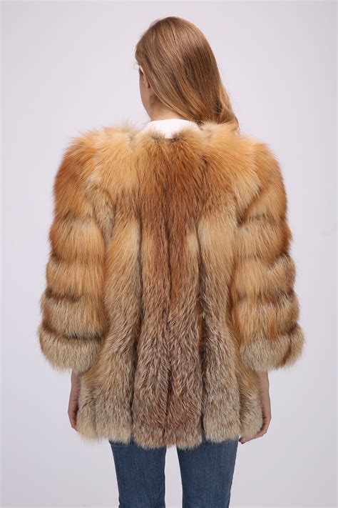 red fox coat colors Red fox fur coat