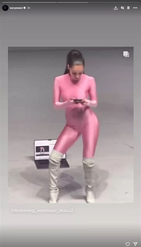Kanye West shares bizarre video of twerking women who all look like