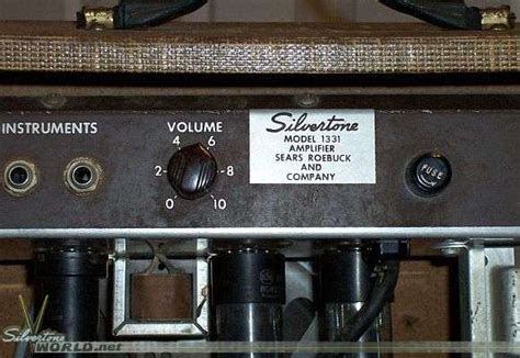 Silvertone World - Amplifiers - 1950s - Model 1331