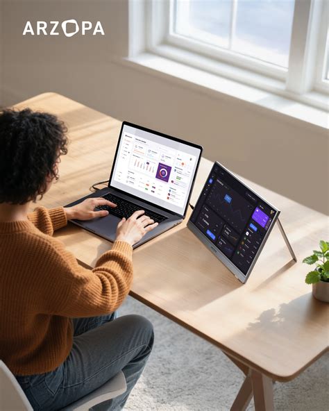 Laptop Second Screen Setup Guide: How to Use an Arzopa Monitor for Mul