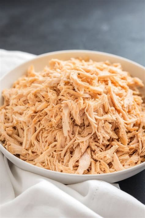 how long to cook shredded chicken in crockpot