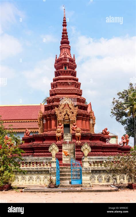 Buddhist Temple in a rural area of Cambodia Stock Photo - Alamy