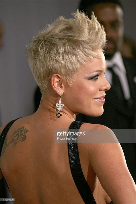 short hair  spiky crest p nk hairstyles faux hawk singer pinks