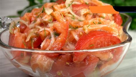 Салат с красной рыбой - очень вкусные рецепты