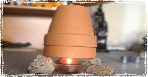 Emergency Candle Heater: Building a Single Candle Clay Pot Radiator - Prepper Universe