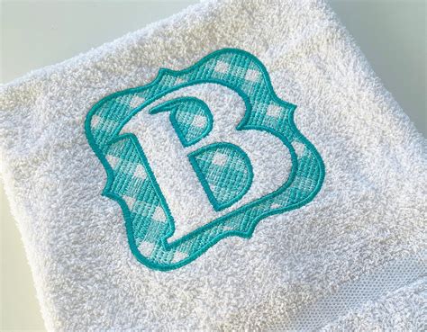 Towel Embroidery Font at Betty Kennedy blog