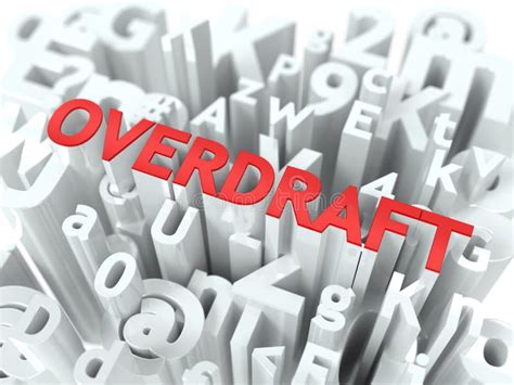 Overdraft. the Wordcloud Concept. Stock Illustration - Illustration of ...