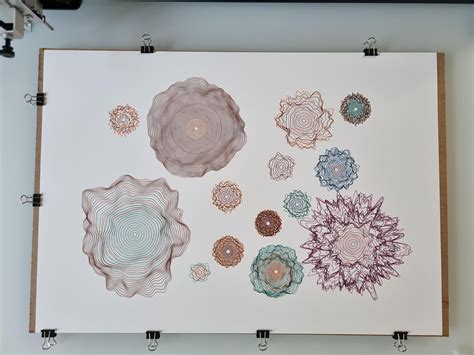 Ring noise - digital and plotter : r/generative