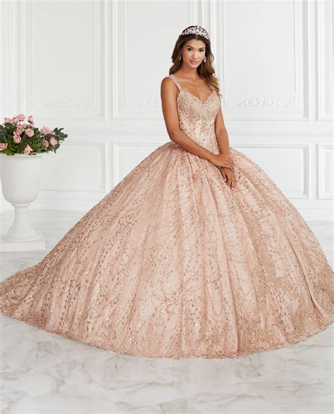 rose gold quinceanera dresses 4