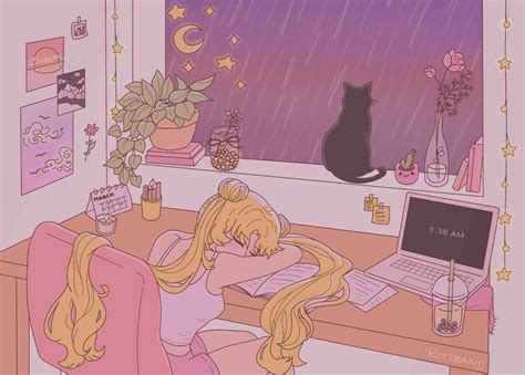 Pin by Сабина on Иллюстрации | Pink wallpaper laptop, Cute desktop ...