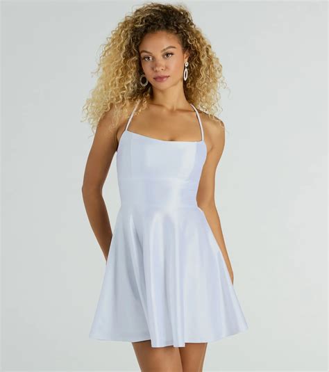 White Glitter Dresses & Windsor