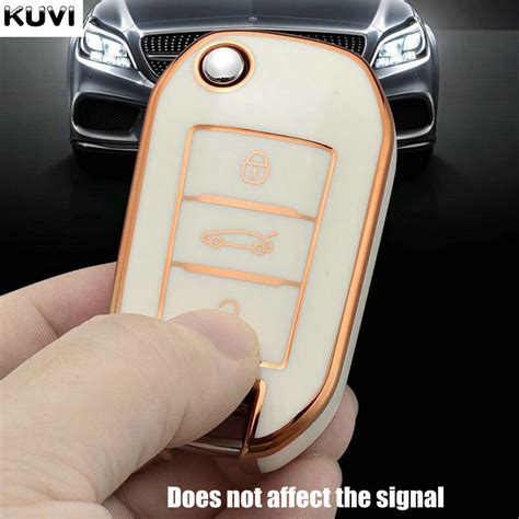 Badu.bg Нов калъф за калъф за ключ от TPU за автомобил Peugeot 208 3008 ...