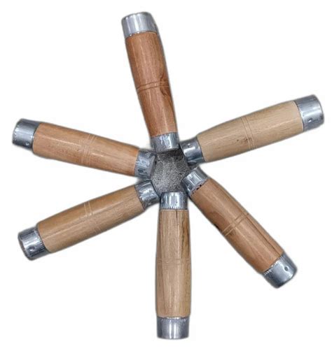 Brown And Silver Wooden Handle, Size: 7inch (length) at Rs 170/dozen in ...