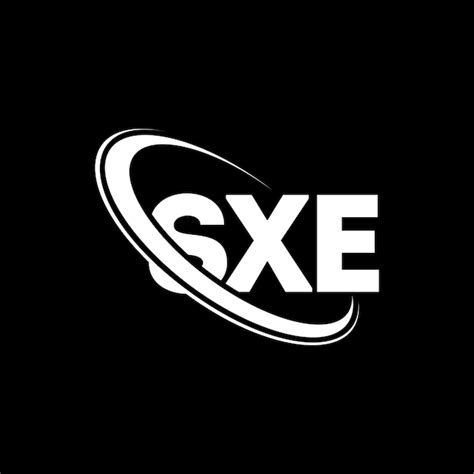 Logotipo SXE letra SXE letra diseño del logotipo Iniciales SXE logotipo ...