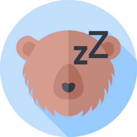Hibernate Flat Circular Flat icon