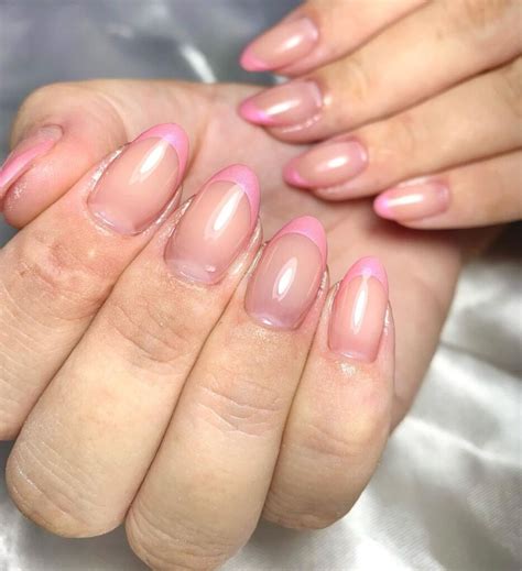 Unhas Encapsuladas Francesinha Com Glitter