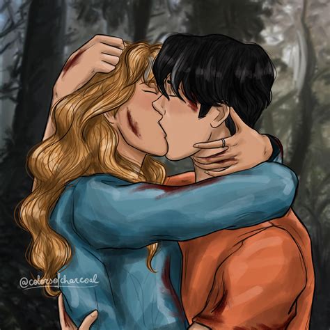 drawing I did of Percy and Annabeth :3 : r/camphalfblood