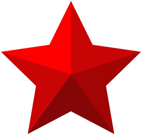 Красная звезда PNG