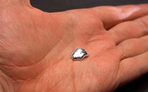 Gallium Melting In Hand