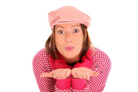 Sending kisses stock image. Image of sending, presenting - 22134161