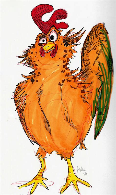 Funky Chicken by Hazel-Gator on DeviantArt