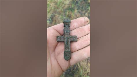 Нашел древний крест!!! Энколпион. Крест 16 век. Крест Ивана Грозного ...