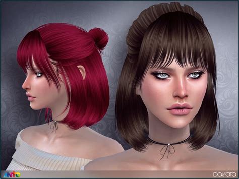 Sims 4 female short hair cc - msaib