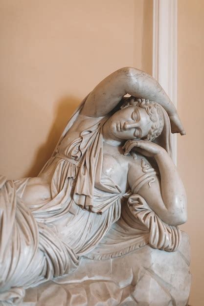 Premium Photo | Classical antique marble sculpture of a woman in the ...