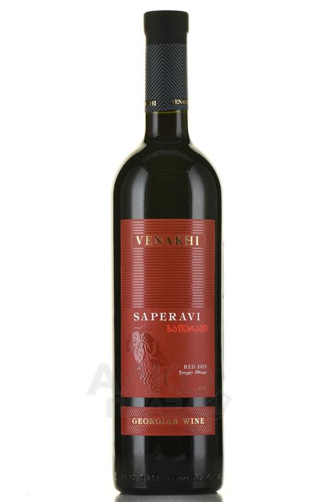 Вино Саперави серия Венахи 0.75 л красное сухое купить - цена