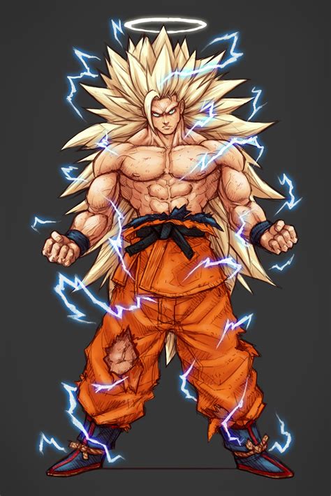 [OC] SSJ3 Goku by Guillem Daudén : dbz