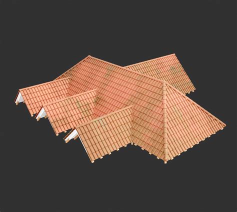 Realistic Roof 33 - 3D Model by msasdt