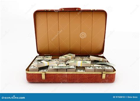 Mala Com Dinheiro - Mala De Viagem Com Dinheiro Ilustração Stock - Ilustração de pilha ...