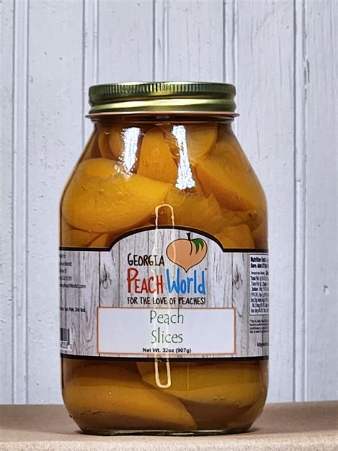 Jarred Sliced Peaches – Georgia Peach World