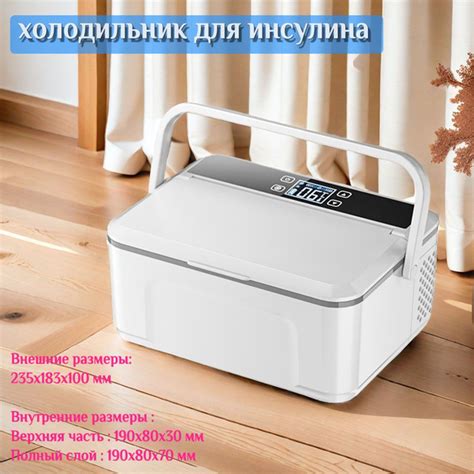 Переносной Холодильник Для Инсулина И Других Препаратов, Два Слоя ...