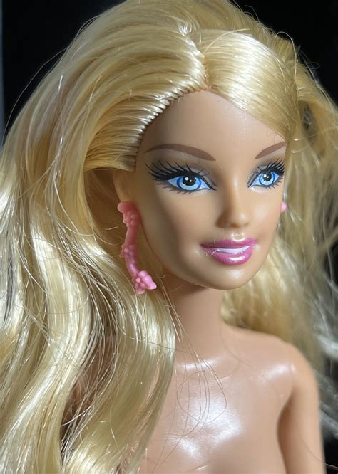 Blonde Sweetie Articulated Mattel fashion barbie doll -nude For OOAK-D