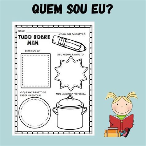 Quem Sou Eu Atividade Infantil - Quem sou eu? | Educação infantil, Atividades, Educação
