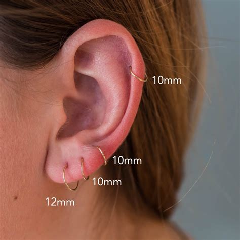 Hoop Earring Size Guide - Measuring Your Ears for a Perfect Fit