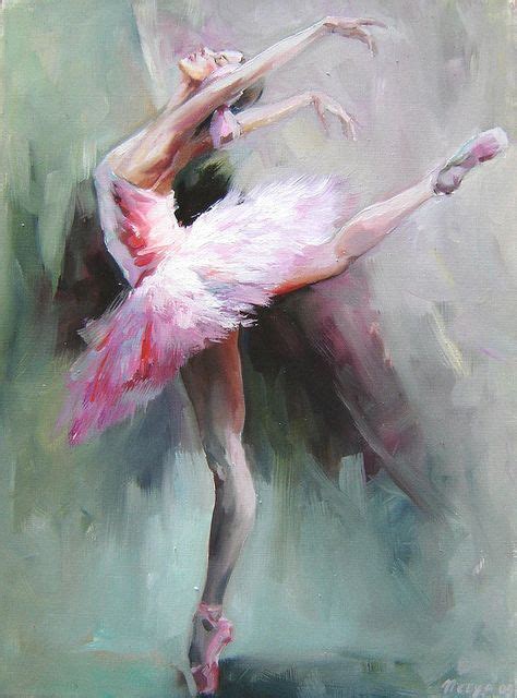 Nelya Shenklyarska BAllerina dancer PAinting … | Art de ballerine ...