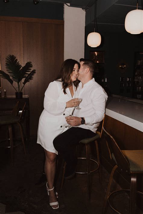 Kelsey & Michael | Cocktail Bar Engagement — Elle May Photography & Design