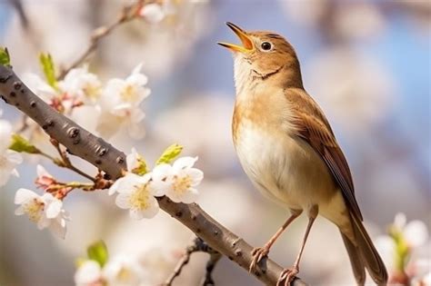 Premium AI Image | thrush nightingale
