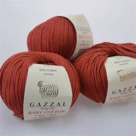 Пряжа Gazzal Baby Cotton купить по мелкооптовой цене
