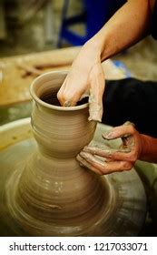 professional pottery work stock photo  shutterstock