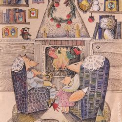 Иллюстрация Семейный очаг № 2 в стиле другое, графика, книжная