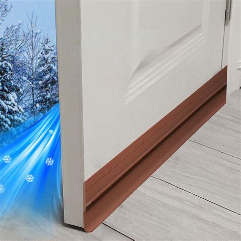 Comefolife Door Draft Stopper, Under Door Sweep for Exterior & Interior