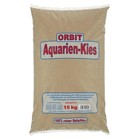 Natursand Aquarium beige Ø 0,3 - 0,8 mm 15 kg