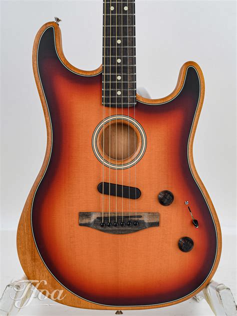 Fender Acoustasonic Stratocaster Sunburst - The Fellowship of Acoustics