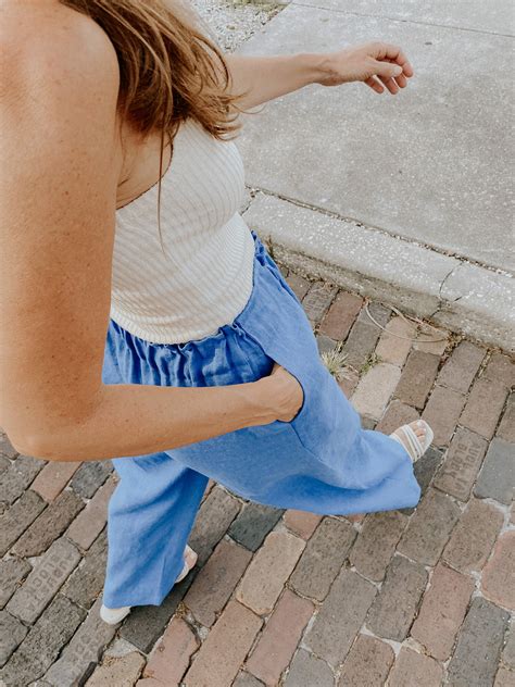 Bold, Bright, Beautiful: Whitney Pants Made with Cobalt Bright
